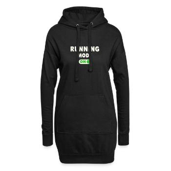 Cadeau drôle de coureur de course - Sweat-shirt à capuche long Femme - noir - Devant