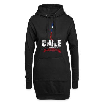 Chili - Sweat-shirt à capuche long Femme - noir - Devant