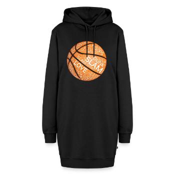 Basketteur Joueur de basket-ball Joueur de basket-ball - Sweat-shirt à capuche long Femme - noir - Devant