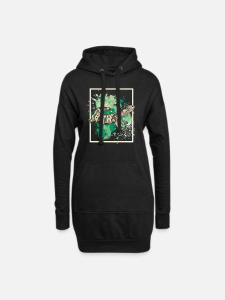 Salamander - Hoodie-Kleid - Schwarz
