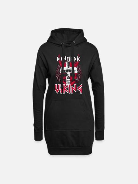 Dänischer Wikinger - Hoodie-kjole - sort