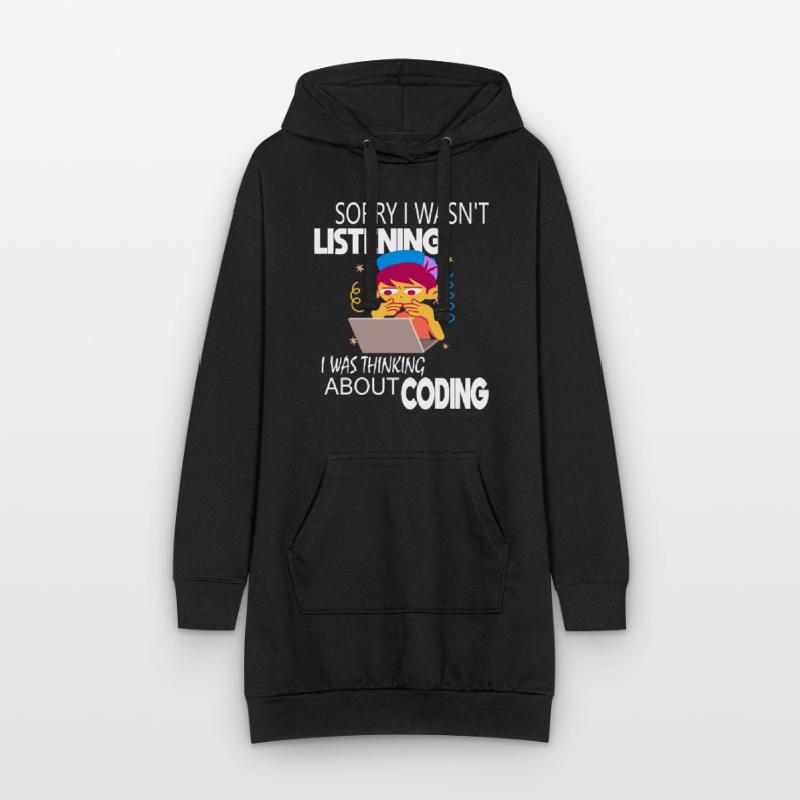 Coding Coder Programmierer Hoodie-Kleid