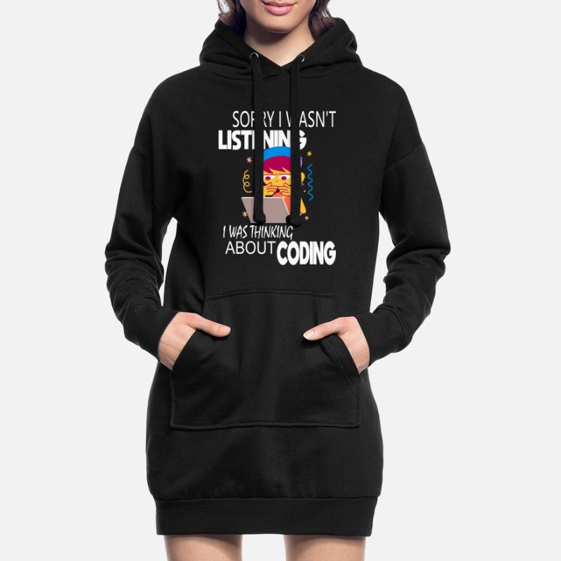 Coding Coder Programmierer Hoodie-Kleid