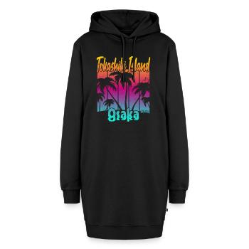 Tokashiki Island Osaka - Hoodie-Kleid - Schwarz - Vorne