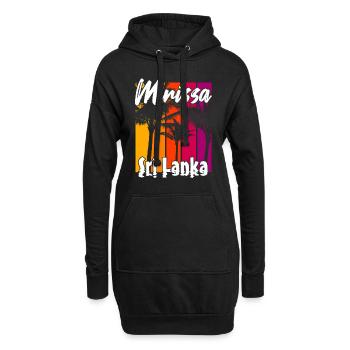 Mirissa Sri Lanka - Sweat-shirt à capuche long Femme - noir - Devant