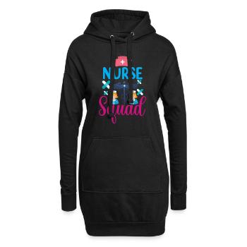 Krankenschwester Krankenhaus Not - Hoodie-Kleid - Schwarz - Vorne