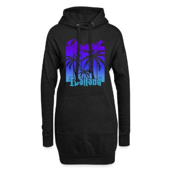 Phuket Thailand Sonnenuntergang - Hoodie-Kleid - Schwarz - Vorne