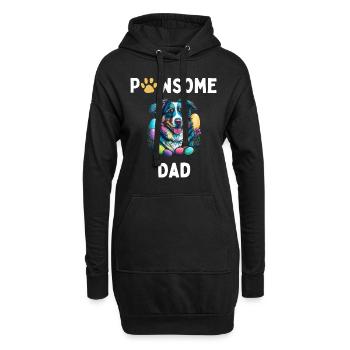 Australian Shepherd Easter Egg Hunter Dad Costume - Hoodie Dress - black - Front