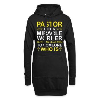 Christian Prister Pastor Jesus Pfarrer Kirche - Hoodie-Kleid - Schwarz - Vorne