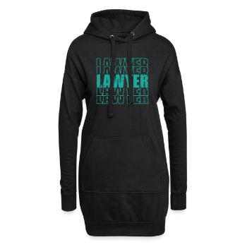 Juriste Profession Juriste - Sweat-shirt à capuche long Femme - noir - Devant