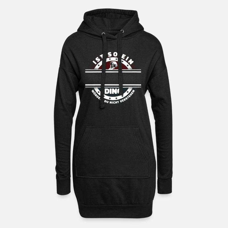 Ist So Ein Name Ding Personalisiert Namen Geschenk - Hoodie-Kleid - Schwarz