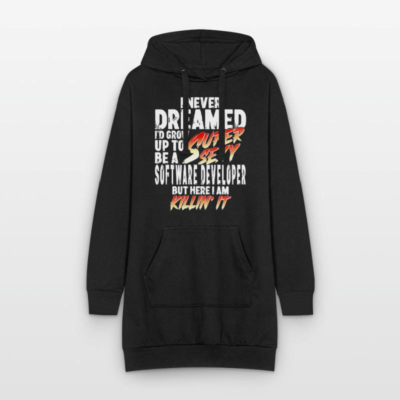 Super Sexy Software Developer Computer Science Gift Hoodie Dress
