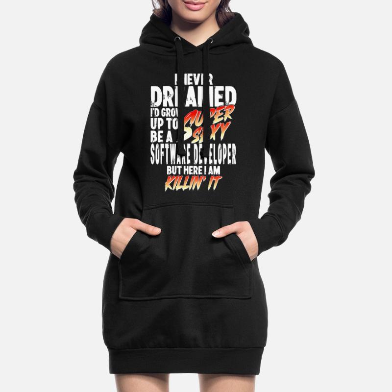 Super Sexy Software Developer Computer Science Gift Hoodie Dress