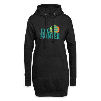 Egg Hunter Ostern bunte Ostereier - Hoodie-Kleid - Schwarz - Vorne