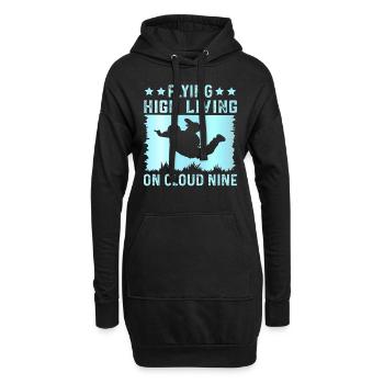 Parachutisme Parachutisme - Sweat-shirt à capuche long Femme - noir - Devant