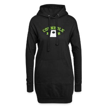 Cornhole passe-temps cool - Sweat-shirt à capuche long Femme - noir - Devant