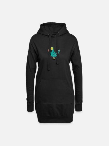 Dodo Birds Mauritius - Hoodie-Kleid - Schwarz