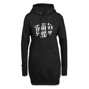 Our Team's Guiding Star - Hoodie-Kleid - Schwarz - Vorne