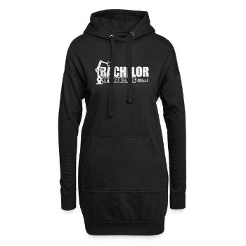 Bachelor of Engineering (B.Eng.) - Hoodie-Kleid - Schwarz - Vorne