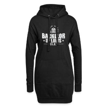 Bachelor of Laws Gesetzeskunde - Hoodie-Kleid - Schwarz - Vorne