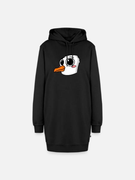 Möwe Kleinkind Motiv - Hoodie-Kleid - Schwarz