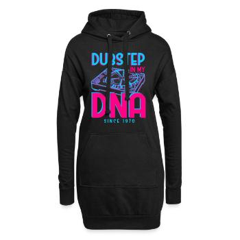 Dubstep 1970 - Hoodie Dress - black - Front