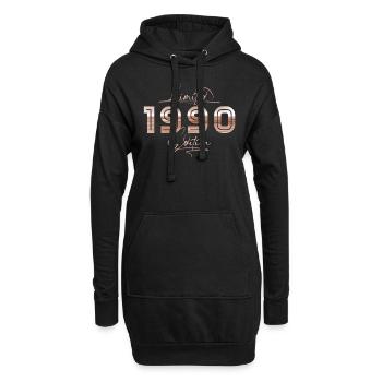 Édition limitée des années 1990 Cadeau d’anniversaire rétro - Sweat-shirt à capuche long Femme - noir - Devant