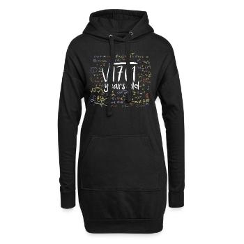 69. Geburtstag Quadratwurzel von 4761: 69 Jahre alt - Hoodie-Kleid - Schwarz - Vorne