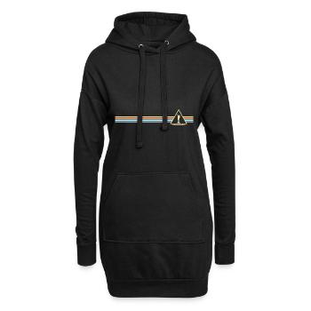 Reise - Hoodie-Kleid - Schwarz - Vorne
