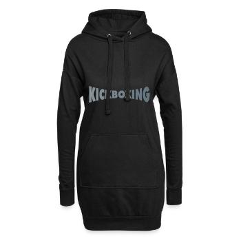 KICKBOXING - Hoodie-Kleid - Schwarz - Vorne