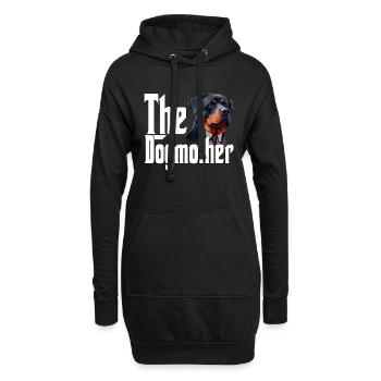 Rottweiler Chien Maman Chienne Chiens Maman Rottie - Sweat-shirt à capuche long Femme - noir - Devant