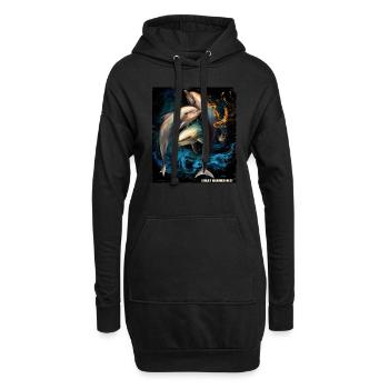 GREAT BARRIER REEF FLAG - Hoodie-Kleid - Schwarz - Vorne