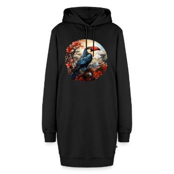 Toucan - Hoodie-Kleid - Schwarz - Vorne