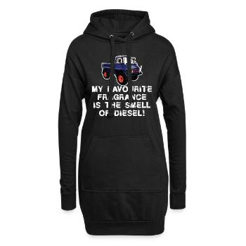 Ma fragrace préférée - Diesel - Unimog - Oldtimer - Sweat-shirt à capuche long Femme - noir - Devant
