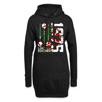 51E ANNIVERSAIRE DARTS ÉDITION LIMITÉE 1975 - Sweat-shirt à capuche long Femme - noir - Devant