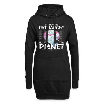 Feminist Feminismus Patriarchat Feministen - Hoodie-Kleid - Schwarz - Vorne