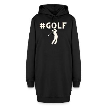 golf - Hoodie-Kleid - Schwarz - Vorne