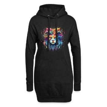 King Leon - Hoodie-Kleid - Schwarz - Vorne