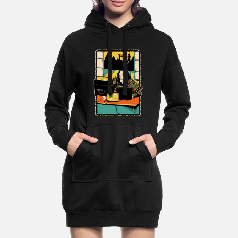 Samurai Computer Nerd Programmer Programming Hoodie Dress