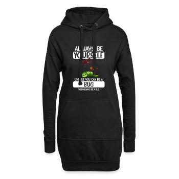 Soyez toujours vous-même, sauf si vous pouvez être un bug - Sweat-shirt à capuche long Femme - noir - Devant