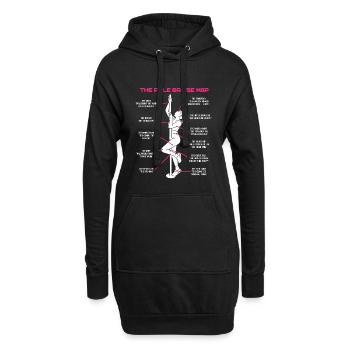 Pole Danicng Dancing Poles Dancer Dance Sport - Sweat-shirt à capuche long Femme - noir - Devant