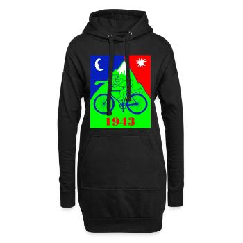 Lsd Trip Acid Droge Drogen Halluzinogen Geschenk - Hoodie-Kleid - Schwarz - Vorne