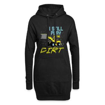 Bagger Power Shovel Kleinkind Digger Boys Geschenk - Hoodie-Kleid - Schwarz - Vorne
