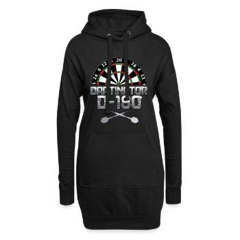 Darts Dartinator D-180 One hundred Eighty Sport - Hoodie-Kleid - Schwarz - Vorne