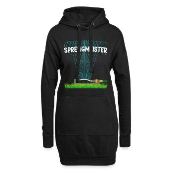 Sprengmeister Garten Schrebergärtner Hobbygärtner - Hoodie-Kleid - Schwarz - Vorne