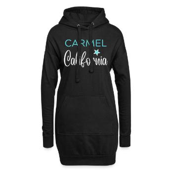 CARMEL California - Sweat-shirt à capuche long Femme - noir - Devant