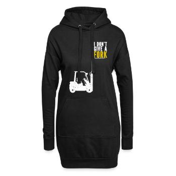 Gabelstapler Lagerist Logistiker Staplerfahrer - Hoodie-Kleid - Schwarz - Vorne