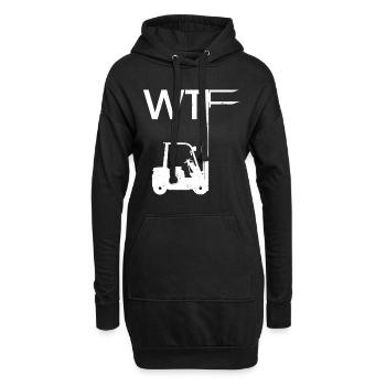 Gabelstapler Lagerist Logistiker Staplerfahrer - Hoodie-Kleid - Schwarz - Vorne