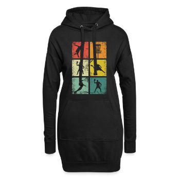 Frisbee Disc Golf - Sweat-shirt à capuche long Femme - noir - Devant