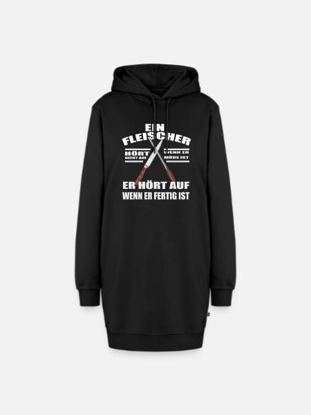 Fleischer Metzger Zerleger Schlachter - Hoodie-Kleid - Schwarz